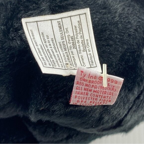 Ty Beanie Baby Congo Gorilla Plush Vintage 1999 Black Brown Monkey 10 inch - Picture 10 of 11